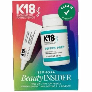 K18 Biomimetic Hair Science NIB Sephora Beauty Insider Peptide Prep & Mask